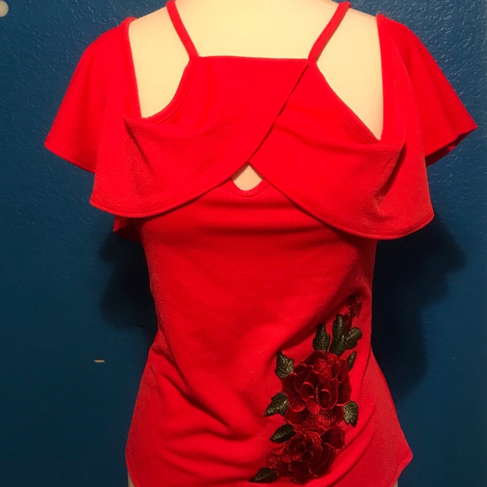 Beautiful red blouse